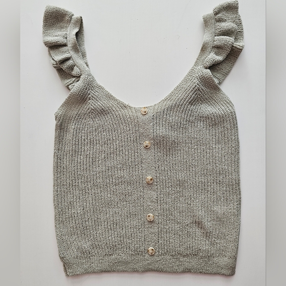 The Heart - Sweater Tank - Sage Green - Size Medium NWT - Picture 1 of 4